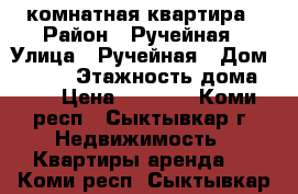 1 комнатная квартира › Район ­ Ручейная › Улица ­ Ручейная › Дом ­ 28/1 › Этажность дома ­ 4 › Цена ­ 9 000 - Коми респ., Сыктывкар г. Недвижимость » Квартиры аренда   . Коми респ.,Сыктывкар г.